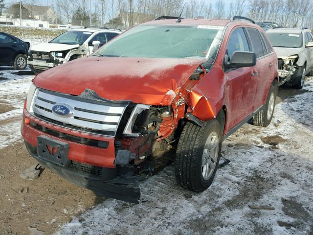 2FMDK36CX8BA91721 - 2008 FORD EDGE SE ORANGE photo 2