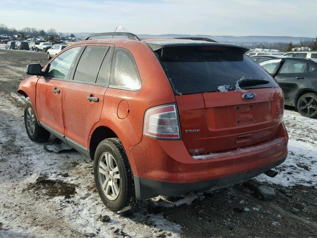 2FMDK36CX8BA91721 - 2008 FORD EDGE SE ORANGE photo 3