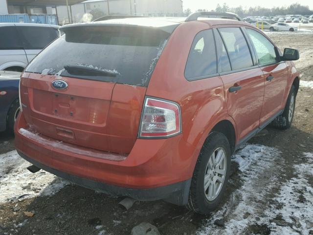 2FMDK36CX8BA91721 - 2008 FORD EDGE SE ORANGE photo 4