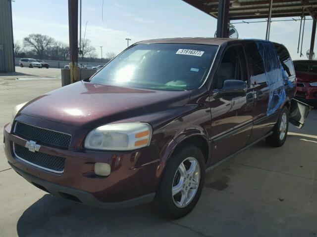 1GNDV23107D170890 - 2007 CHEVROLET UPLANDER L MAROON photo 2