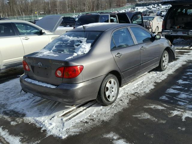 1NXBR32E64Z276718 - 2004 TOYOTA COROLLA CE GRAY photo 4