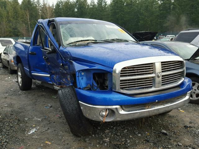 1D7HU18227S219291 - 2007 DODGE RAM 1500 S BLUE photo 1