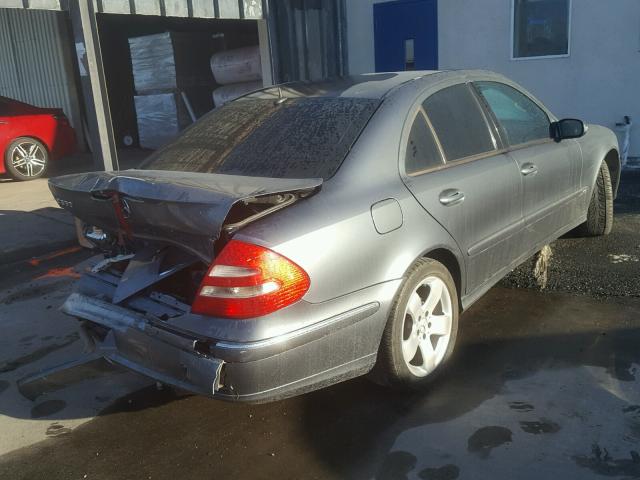 WDBUF56JX6A759253 - 2006 MERCEDES-BENZ E 350 BLUE photo 4