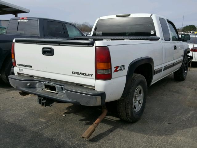 1GCEK19T42Z122927 - 2002 CHEVROLET SILVERADO WHITE photo 4