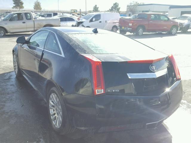 1G6DA1E32D0115974 - 2013 CADILLAC CTS BLACK photo 3