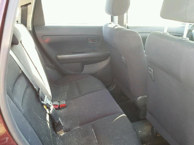 JTKKT624150111613 - 2005 TOYOTA SCION XA BURGUNDY photo 6