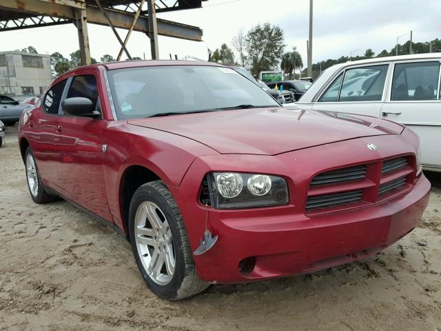 2B3KA43R17H846863 - 2007 DODGE CHARGER SE RED photo 1