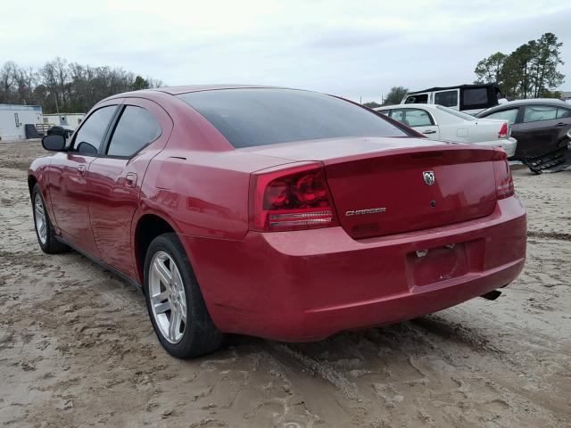 2B3KA43R17H846863 - 2007 DODGE CHARGER SE RED photo 3