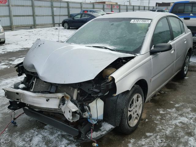 1G8AJ52F65Z174362 - 2005 SATURN ION LEVEL SILVER photo 2