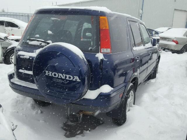 JHLRD1873YC811405 - 2000 HONDA CR-V SE BLUE photo 4