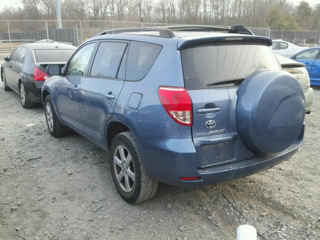 JTMBK31V175037876 - 2007 TOYOTA RAV4 LIMIT SILVER photo 3