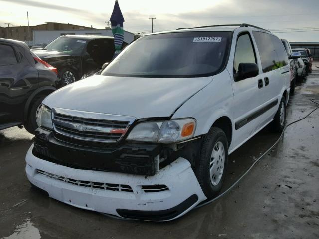 1GNDX03E22D102021 - 2002 CHEVROLET VENTURE WHITE photo 2