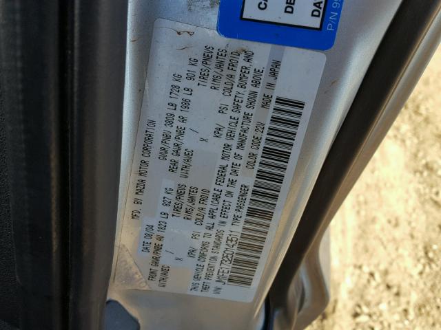 JM1FE173250143511 - 2005 MAZDA RX8 Gri fotoğraf 10