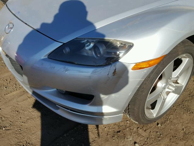 JM1FE173250143511 - 2005 MAZDA RX8 Gri fotoğraf 9