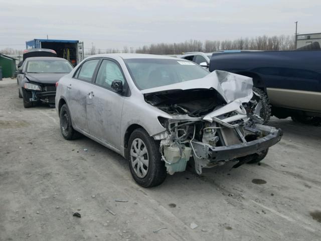 2T1BU4EE2BC593877 - 2011 TOYOTA COROLLA BA SILVER photo 1