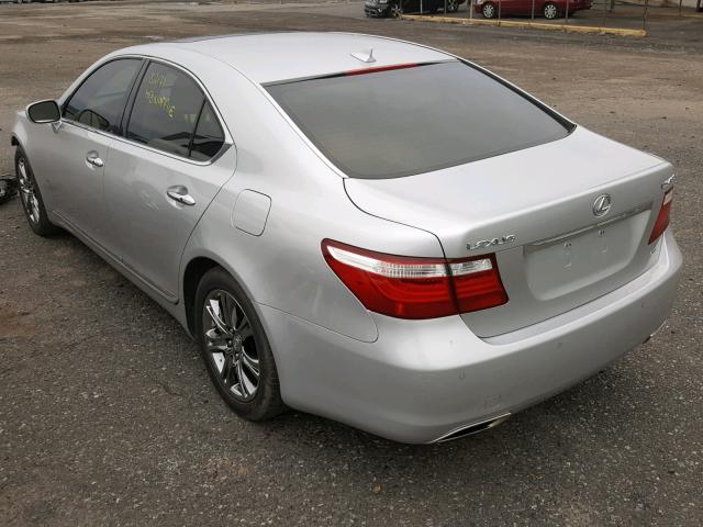 JTHCL46F895000690 - 2009 LEXUS LS 460 SILVER photo 3