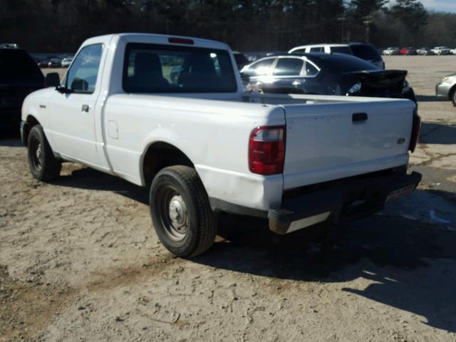 1FTYR10D94PA90862 - 2004 FORD RANGER WHITE photo 3