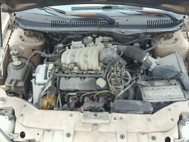 1MELM50U4VA611408 - 1997 MERCURY SABLE GS TAN photo 7