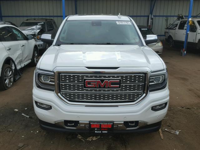 3GTU2PEJ7HG492863 - 2017 GMC SIERRA K15 WHITE photo 9