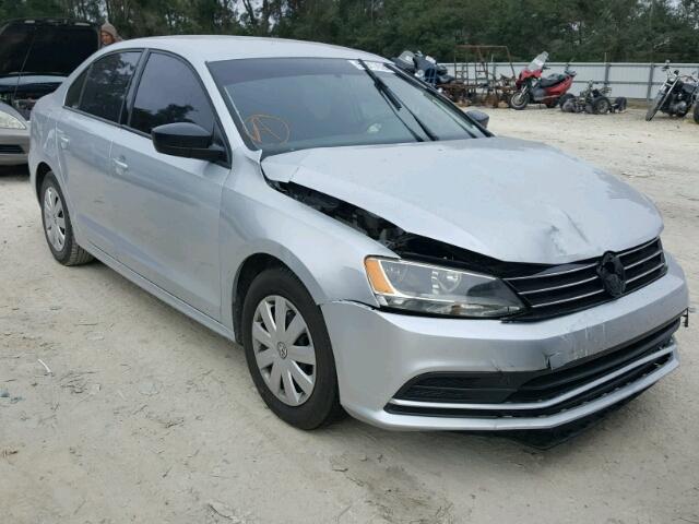 3VW1K7AJ8FM341485 - 2015 VOLKSWAGEN JETTA BASE 银色 照片 1