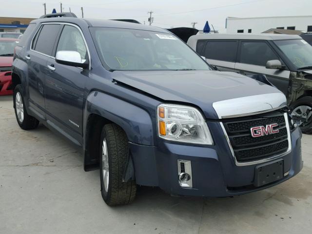 2GKFLUE34D6205978 - 2013 GMC TERRAIN SL BLUE photo 1