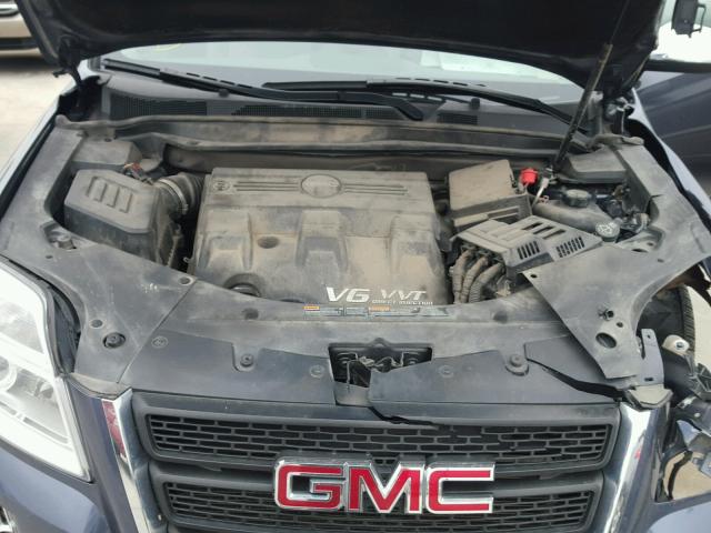 2GKFLUE34D6205978 - 2013 GMC TERRAIN SL BLUE photo 7