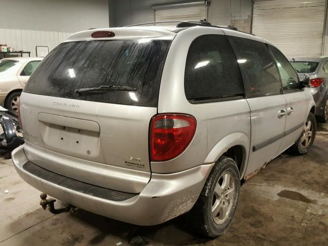 1D4GP45R45B222709 - 2005 DODGE CARAVAN SX GRAY photo 4