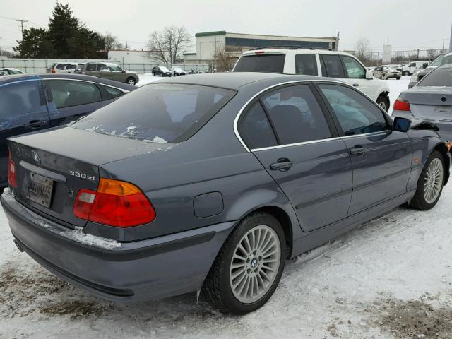 WBAAV53481JS95696 - 2001 BMW 330 I BLUE photo 4