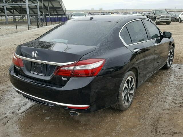 1HGCR2F92HA025459 - 2017 HONDA ACCORD EXL BLACK photo 4