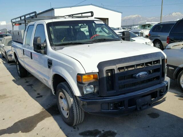 1FTSW20538EE55681 - 2008 FORD F250 SUPER WHITE photo 1