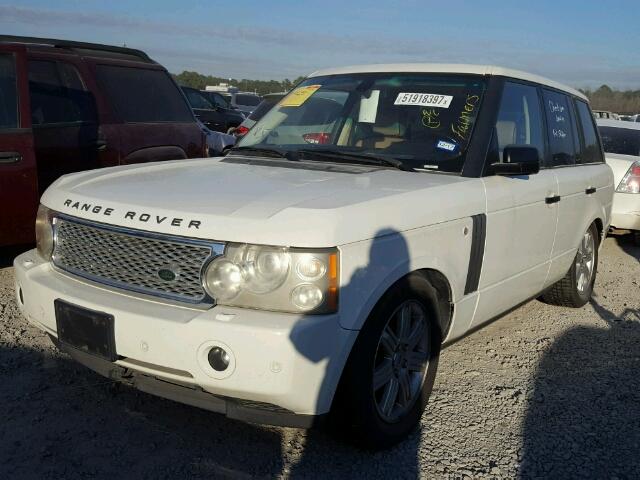 SALME15426A205660 - 2006 LAND ROVER RANGE ROVE WHITE photo 2