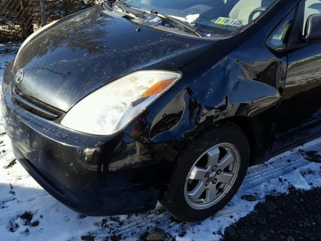 JTDKB20U340097962 - 2004 TOYOTA PRIUS BLACK photo 9