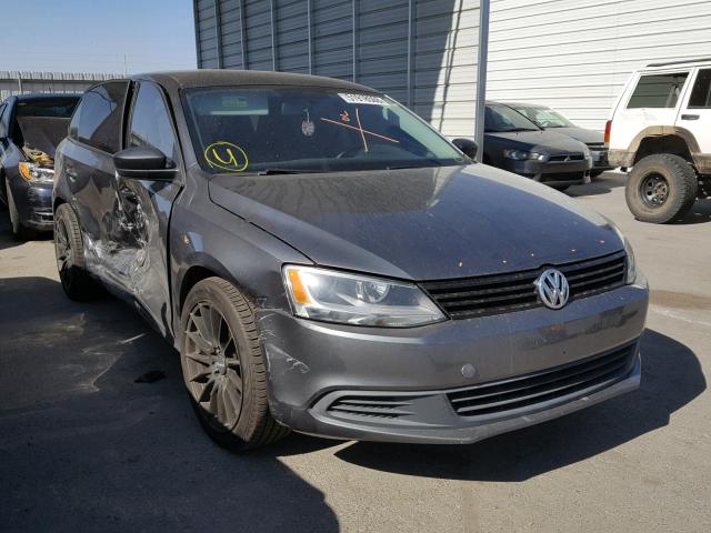 3VW2K7AJ6BM390280 - 2011 VOLKSWAGEN JETTA BASE CHARCOAL photo 1