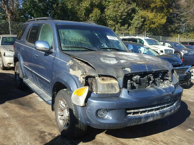 5TDBT48A77S288014 - 2007 TOYOTA SEQUOIA LI BLUE photo 1