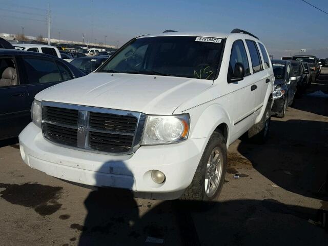 1D8HB48P89F708126 - 2009 DODGE DURANGO SL WHITE photo 2