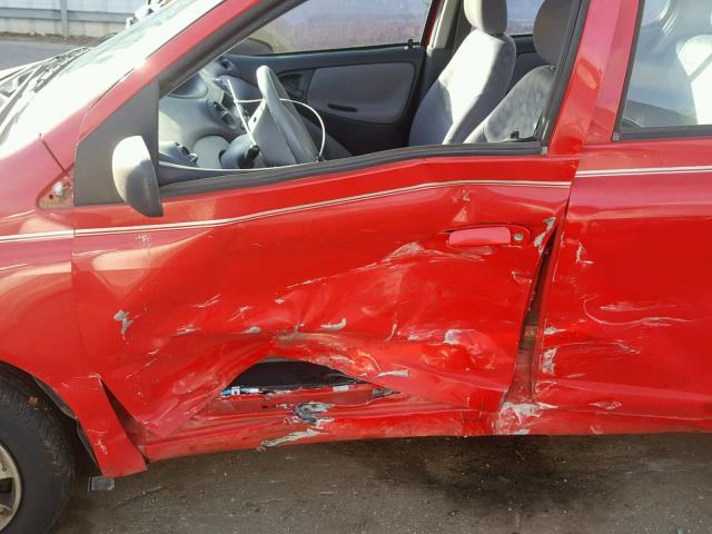 JTDBT1235Y0028949 - 2000 TOYOTA ECHO RED photo 9