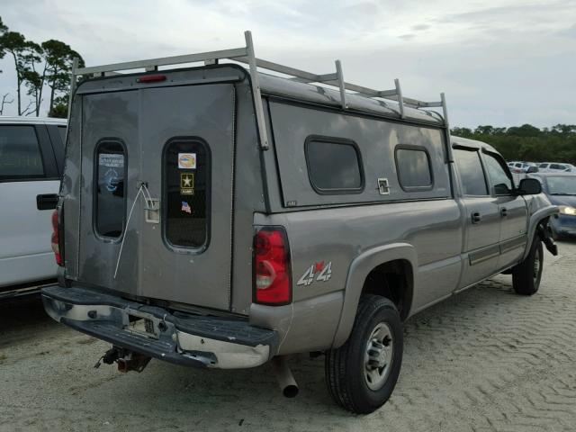 1GCHC23U86F203986 - 2006 CHEVROLET SILVERADO BROWN photo 4