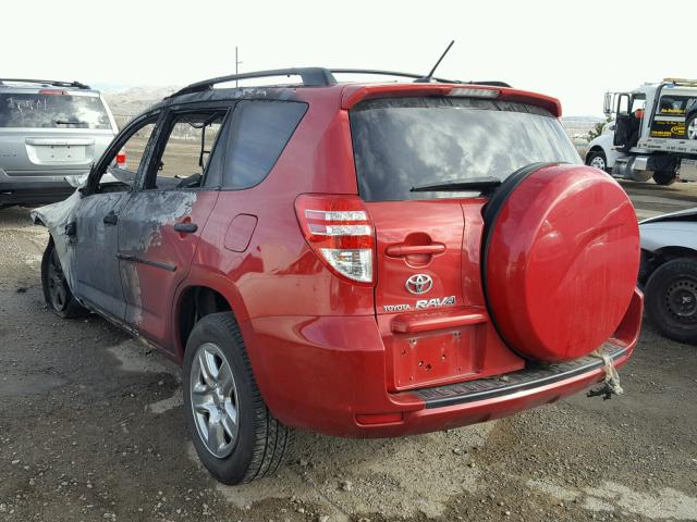 JTMBF33V295009749 - 2009 TOYOTA RAV4 RED photo 3