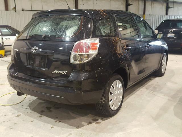 2T1KR32E17C634202 - 2007 TOYOTA COROLLA MA BLACK photo 4