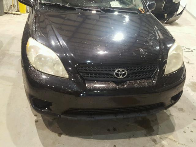 2T1KR32E17C634202 - 2007 TOYOTA COROLLA MA BLACK photo 7