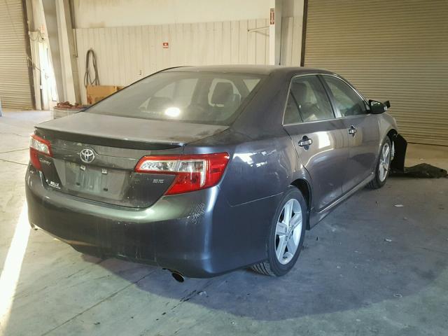 4T1BF1FK3CU202992 - 2012 TOYOTA CAMRY BASE GRAY photo 4