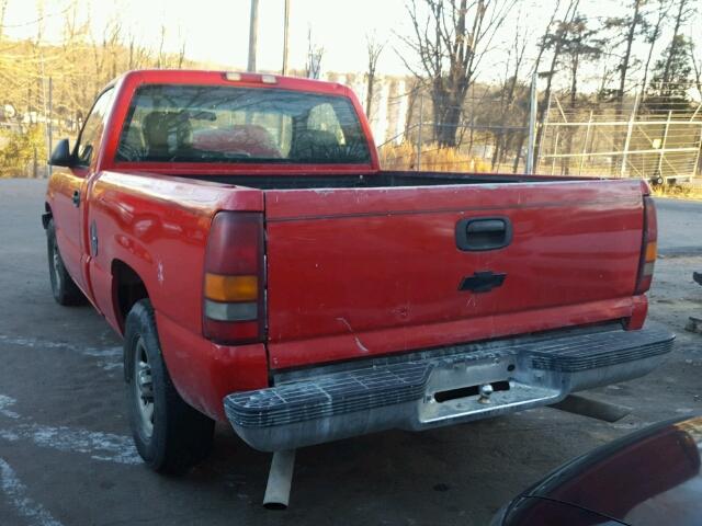 1GCEC14W82Z108981 - 2002 CHEVROLET SILVERADO RED photo 3