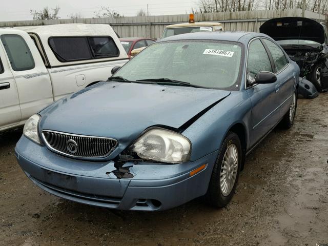 1MEHM50U85A614284 - 2005 MERCURY SABLE GS BLUE photo 2