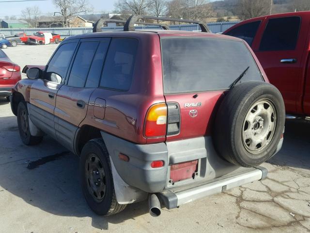 JT3HP10V1T0075461 - 1996 TOYOTA RAV4 MAROON photo 3