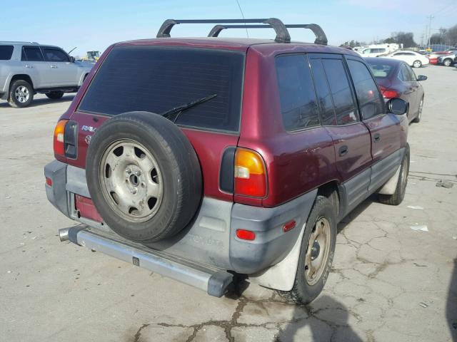 JT3HP10V1T0075461 - 1996 TOYOTA RAV4 MAROON photo 4