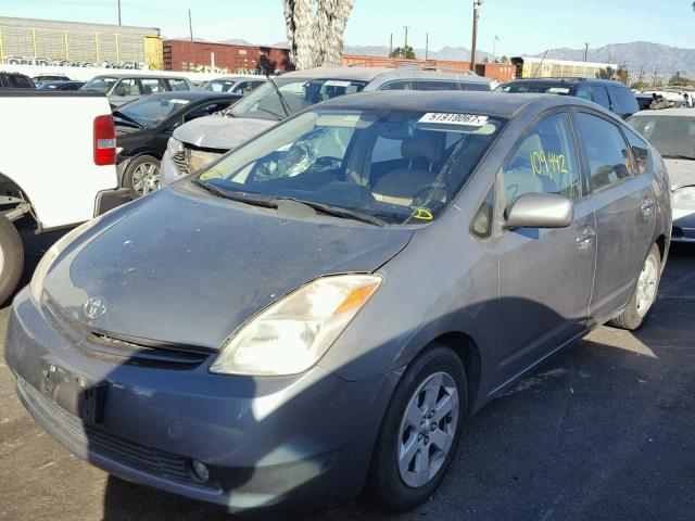 JTDKB20U953018214 - 2005 TOYOTA PRIUS GRAY photo 2