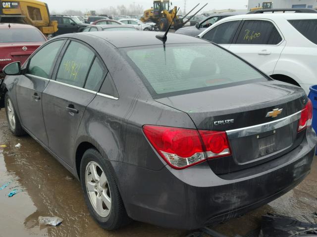 1G1PC5SB0E7413383 - 2014 CHEVROLET CRUZE LT GRAY photo 3