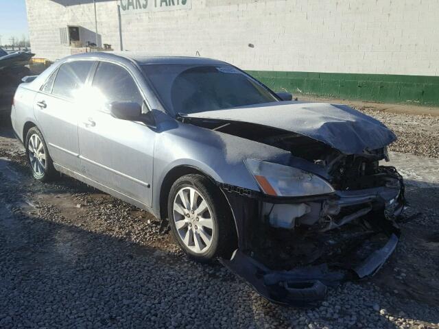 1HGCM66547A024704 - 2007 HONDA ACCORD EX GRAY photo 1