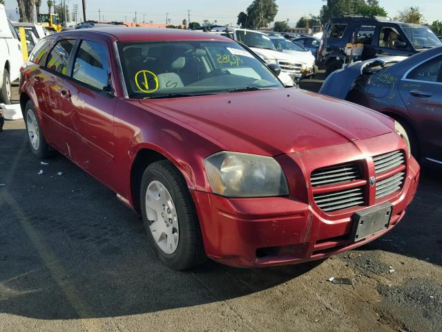 2D4FV48T75H602496 - 2005 DODGE MAGNUM SE RED photo 1