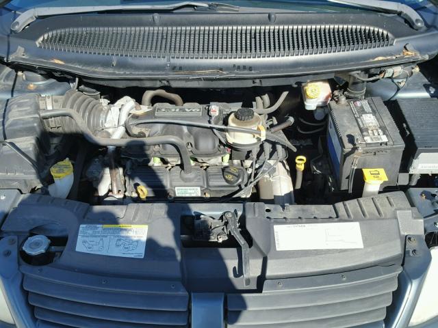 1D4GP23E27B229813 - 2007 DODGE GRAND CARA GREEN photo 7